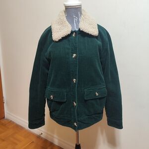 Frank & Oak Sherpa Lined Corduroy Jacket